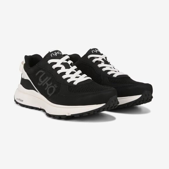 Ryka Made For Women Jog On Slip On Sneaker In Black (WIDE) - Picture 1 of 8